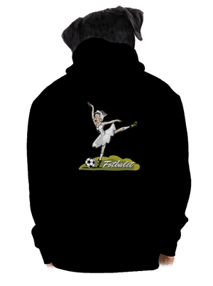 Fotbalet pánská mikina na zip Black