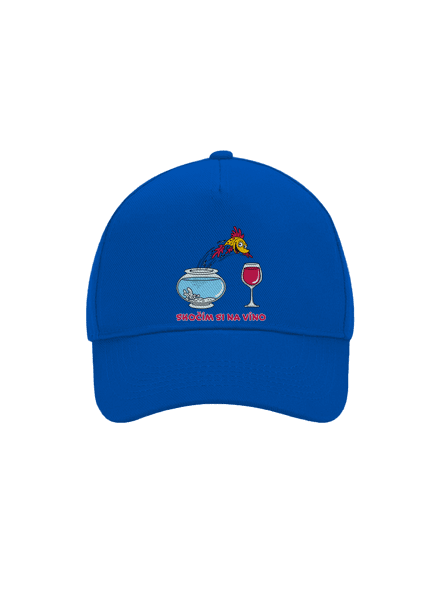 Skočím si na víno kšiltovka baseballka Bright Royal