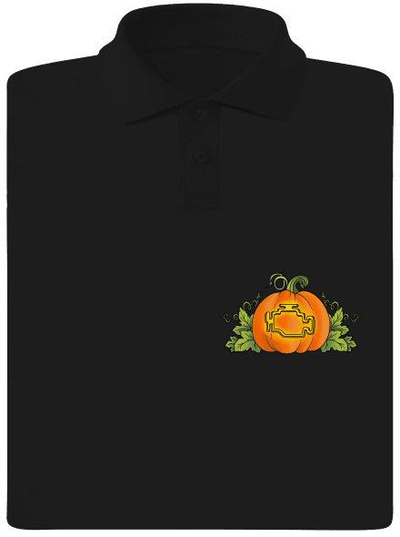 Strašidelný Halloween pánská polokošile Black