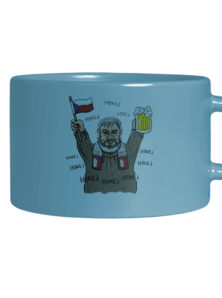 Hodor hrnek makronka Blue Macaron