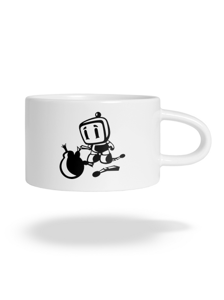 Bomberman hrnek makronka White