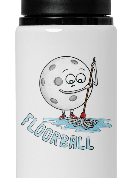 Floorball lahev na vodu White