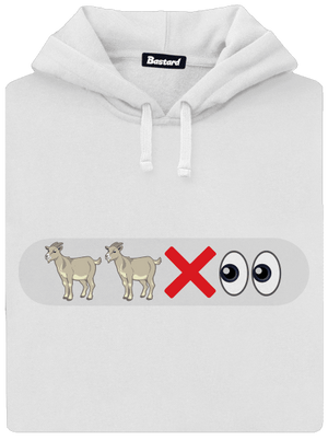 Emoji dámská mikina klokanka White