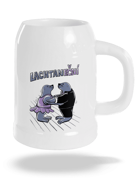 Lachtaneční půllitr White