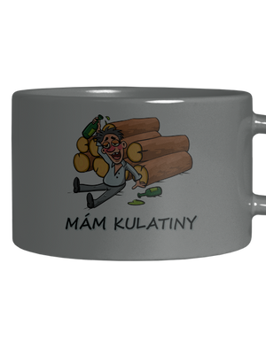 Mám kulatiny hrnek makronka Grey Macaron