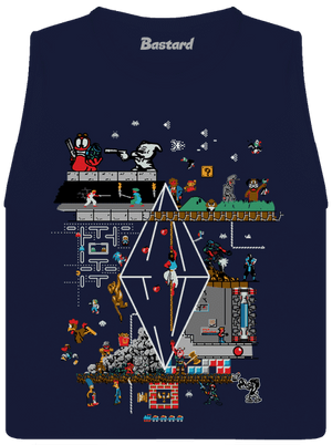 Zapaříme dámské tílko volné Navy