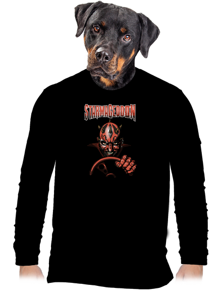 Starmageddon pánské dlouhý rukáv Black