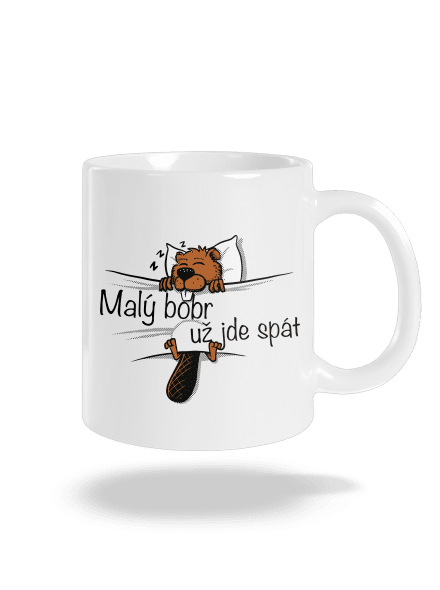 Malý bobr klasický hrnek White