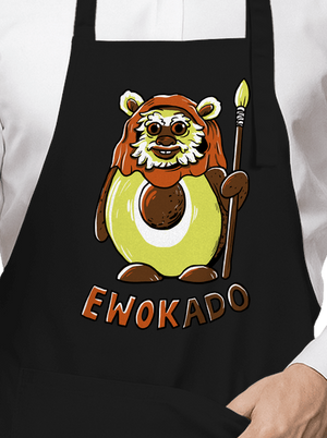 Ewokado zástěra Black
