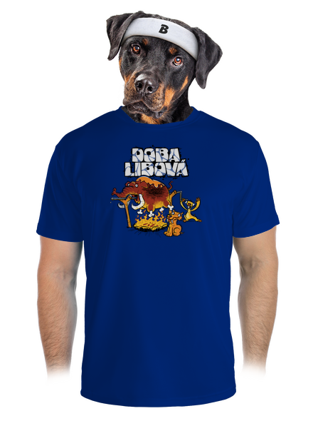 Doba libová pánské sportovní tričko Royal Blue Mal