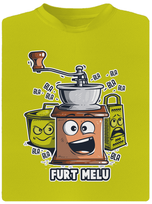 Mlýnek dětské sportovní tričko Neon Yellow