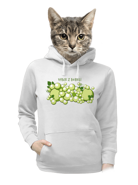 Výběr z bobulí dámská mikina klokanka White