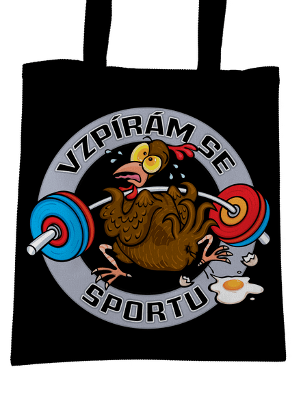Vzpírám se sportu taška Black