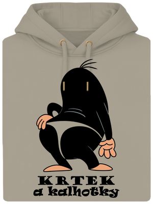 Krtek a kalhotky unisex mikina premium Pastel Macchiato