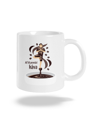 Káva provází klasický hrnek White