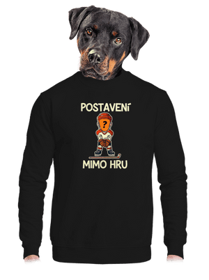 unisex mikina bez kapuce