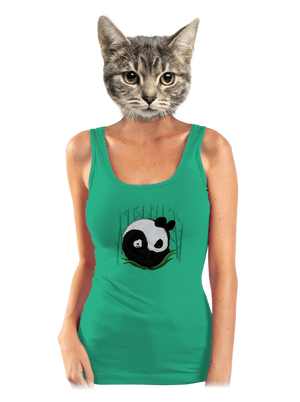 Dvě spící pandy dámské tílko klasické Mint Mal