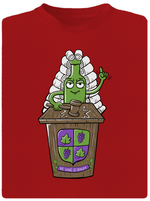 Ve víně je pravda pánské sportovní tričko Red Mal