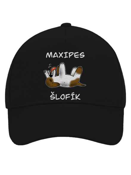 Maxipes Šlofík kšiltovka baseballka Black