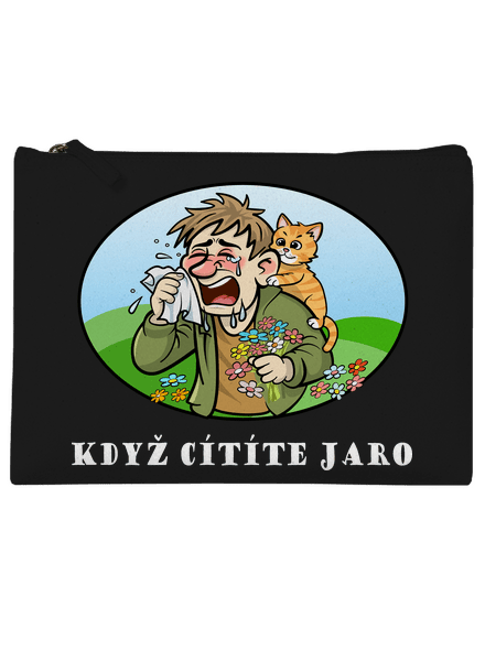 Cítíte jaro taštička Black