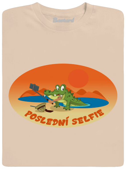 Poslední selfie pánské tričko Sand