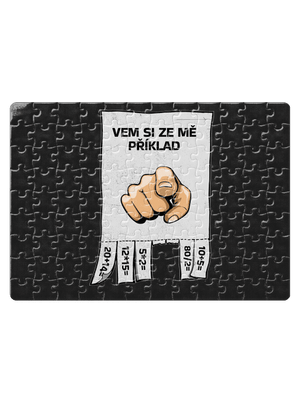 Vem si ze mě příklad puzzle White