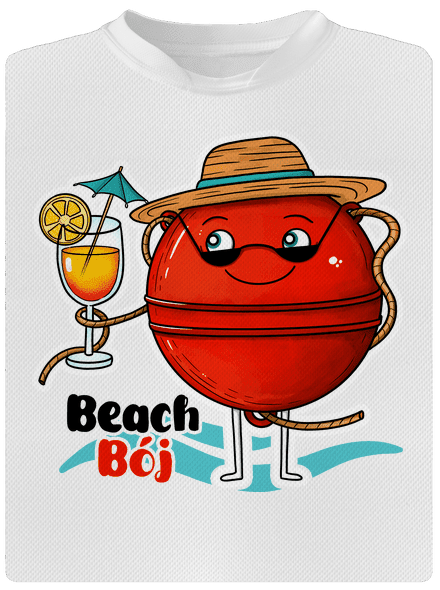 Beach Bój dětské sportovní tričko White