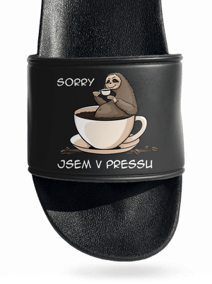 V pressu pantofle Black