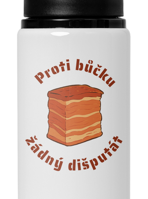 Proti bůčku žádný dišputát lahev na vodu White