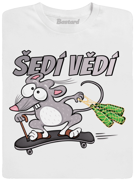 Šedí vědí - myšák dětské tričko White