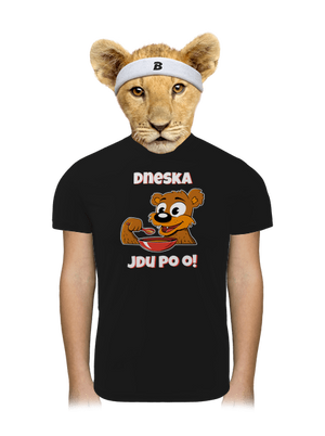 Dneska jdu po o dětské sportovní tričko Black