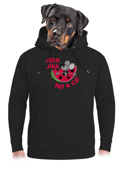 Jsem jiná unisex mikina premium Dark Black