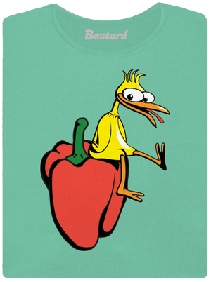 Kuře na paprice dámské tričko premium Mint Mal