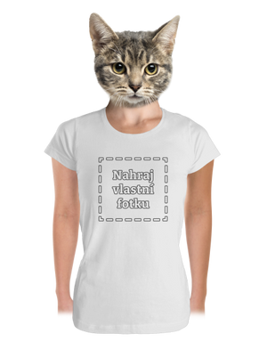 Vlastní potisk dámské tričko premium White