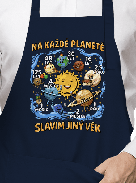 Věk na planetách zástěra Navy