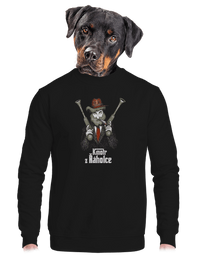 unisex mikina bez kapuce