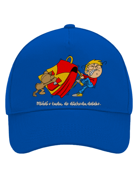 Školák kšiltovka baseballka Bright Royal