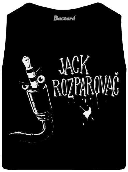 Jack Rozparovač pánské tílko Black