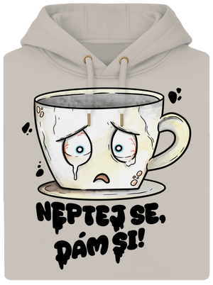 Neptej se, dám si unisex mikina premium Pastel Macchiato