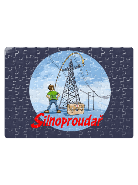 Silnoproudař puzzle White
