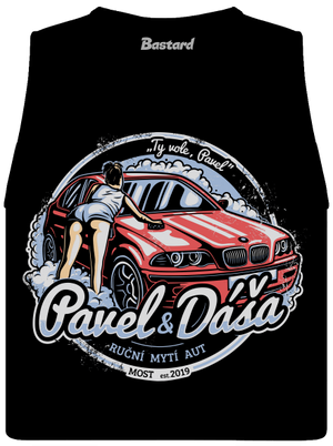 Automyčka Pavel dámské tílko volné Black