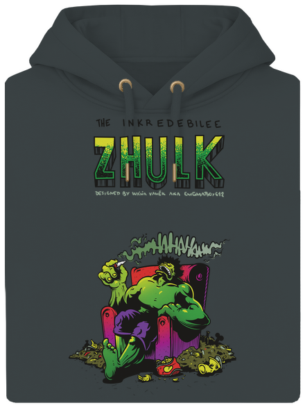 Zhulk  unisex mikina premium Charcoal