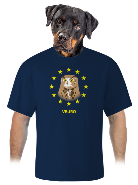 Vejro unisex tričko oversized Midnight Blue
