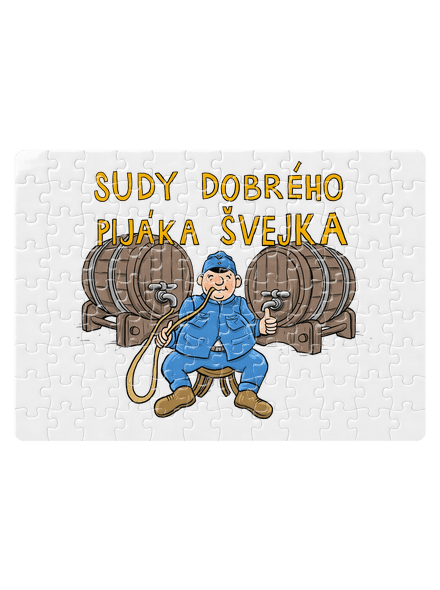 Sudy dobrého pijáka Švejka puzzle White