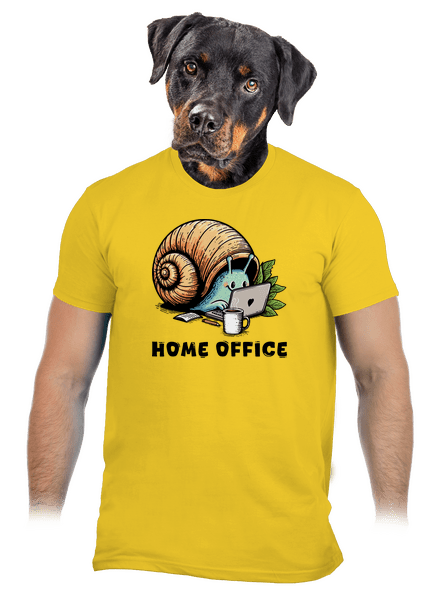 Šnekův home office pánské tričko Gold