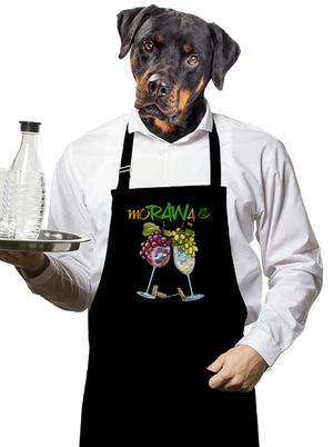 Morawa zástěra Black
