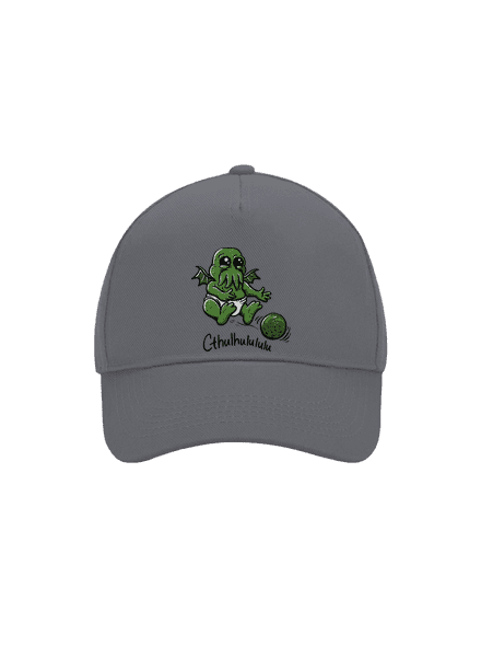 Cthulhululu kšiltovka baseballka Graphite grey