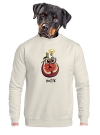 unisex mikina bez kapuce