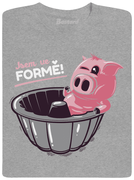 Ve formě pánské tričko Sport Grey