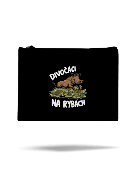 Divočáci na rybách taštička Black